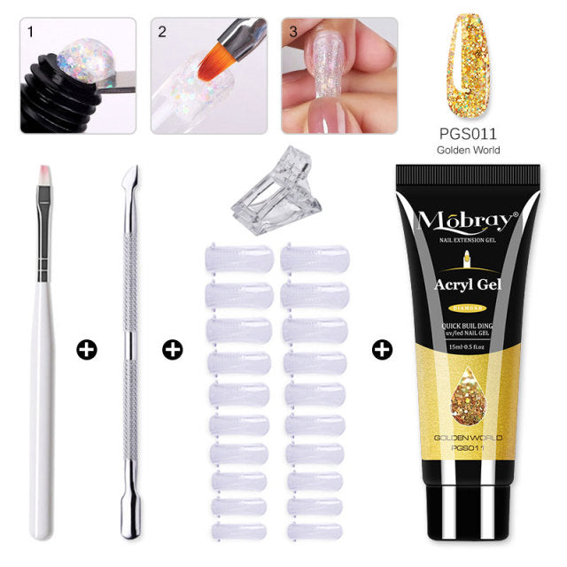 Fashion Minimalist Nail Art Set Gel Pro