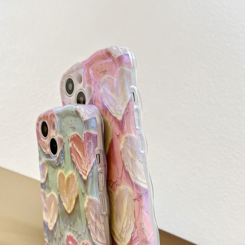 Handyhülle mit Ölgemälde-Liebe für Fortgeschrittene
