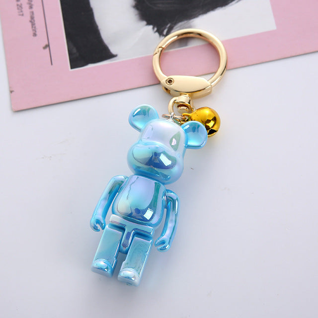 Mr Bear Colorful Keychain Couples Gift