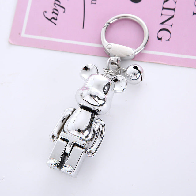 Mr Bear Colorful Keychain Couples Gift