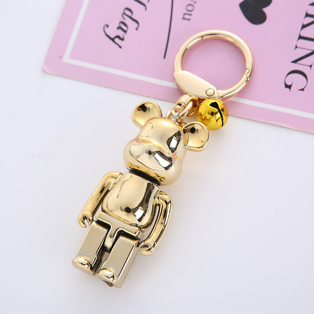 Mr Bear Colorful Keychain Couples Gift