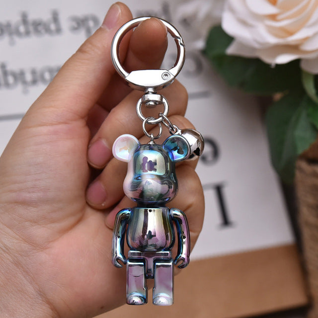 Mr Bear Colorful Keychain Couples Gift