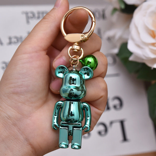 Mr Bear Colorful Keychain Couples Gift