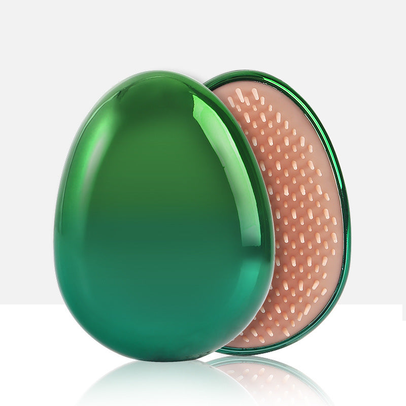 Mini Detangling Hair Brush Egg Round Shape