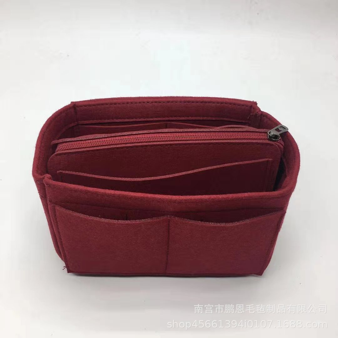 Multifunctional Felt Storage Bag Felt Bag Middle Bag Large Capacity Ladies Toiletry Bag