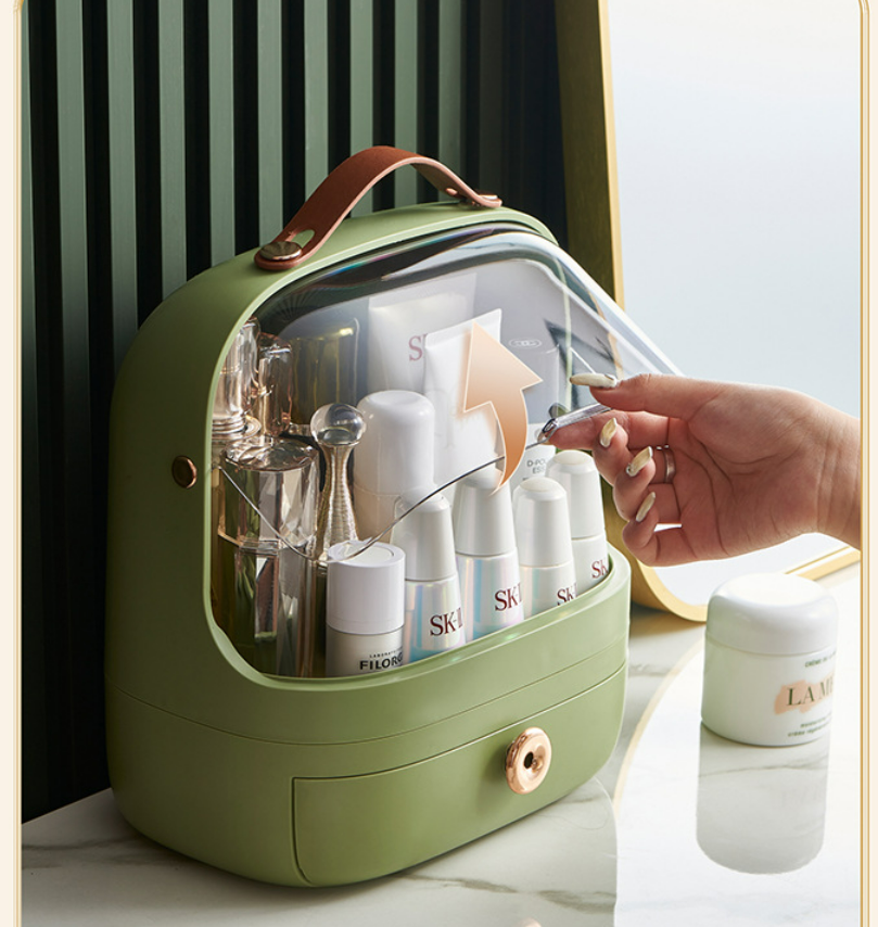 Cosmetics Storage Box Desktop Dustproof Skin Care Products Lipstick Blush