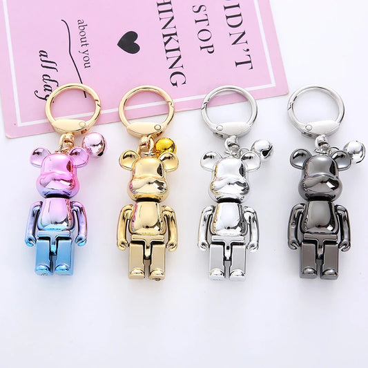Mr Bear Colorful Keychain Couples Gift